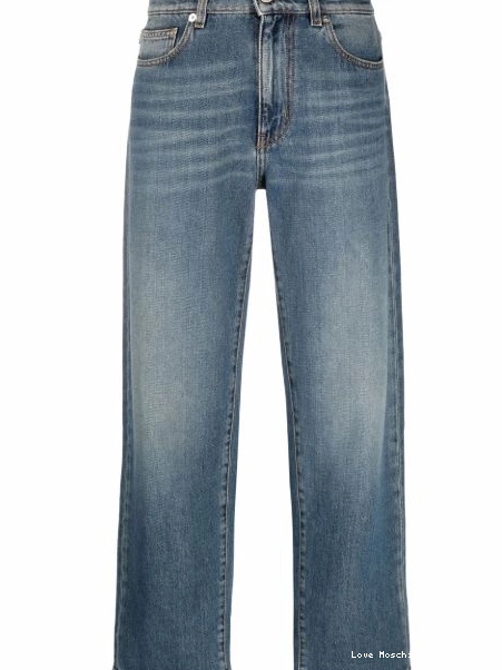 jeans straight-leg Love mid-rise Moschino Women 0407